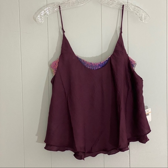 Free People Turn It On  Vetiver Bloom Camisole - Picture 3 of 7